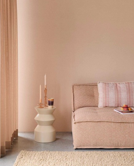 Eijffinger 340622 Linen Look - różowa tapeta imitująca len