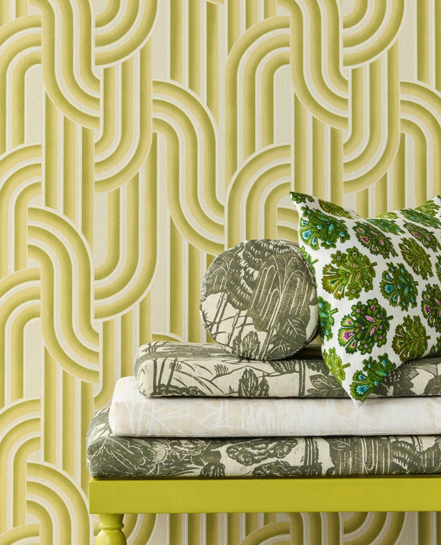 Eijffinger 340561 Groovy - tapeta retro w łuki