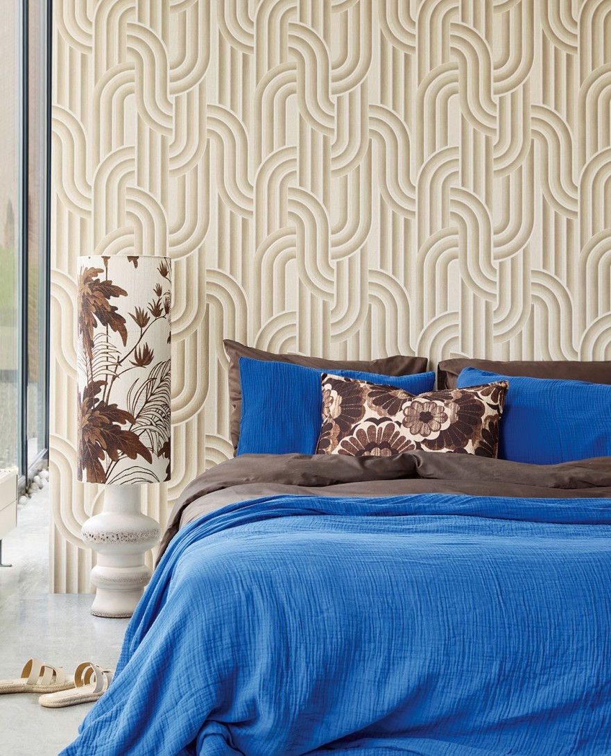 Eijffinger 340564 Groovy - tapeta retro w łuki