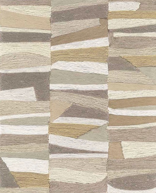 Eijffinger 340570 Groovy - tapeta w pionowe pasma z poziomych nici