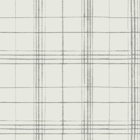 York FH4018 Simply Farmhouse Farmhouse Plaid Taupe/Charcoal - tapeta w kratę