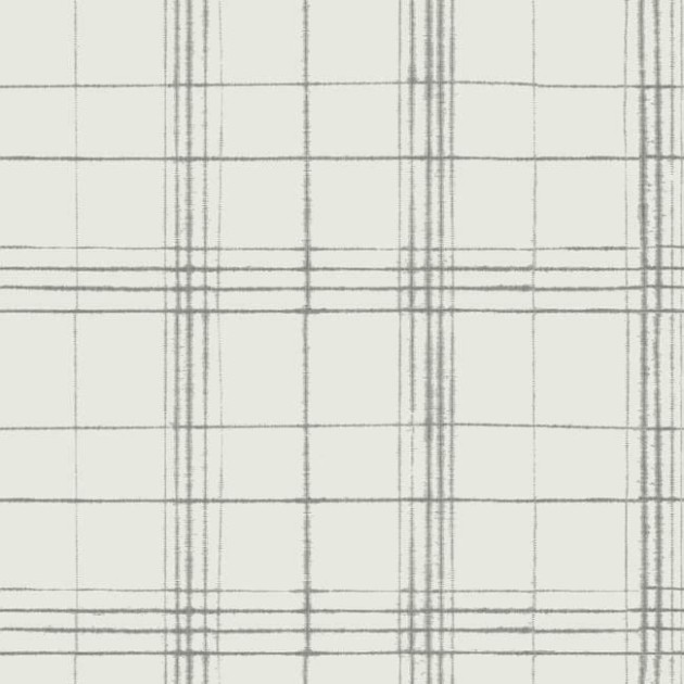 York FH4018 Simply Farmhouse Farmhouse Plaid Taupe/Charcoal - tapeta w kratę