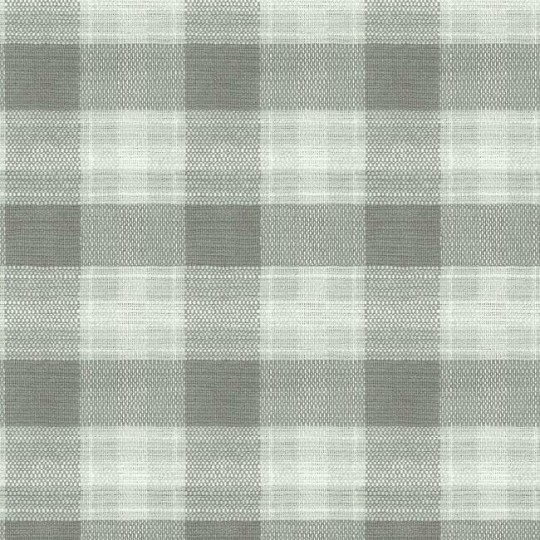 York FH4081 Simply Farmhouse Woven Buffalo Check Grey - tapeta w kratę