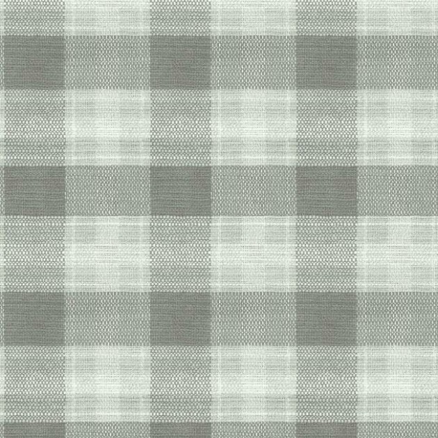 York FH4081 Simply Farmhouse Woven Buffalo Check Grey - tapeta w kratę