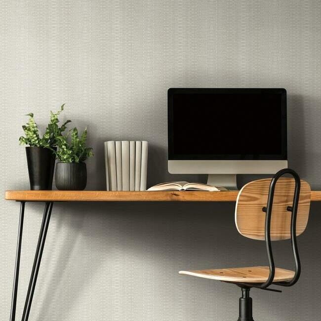 York FH4010 Simply Farmhouse Market Stripe Caramel - tapeta delikatne pasy