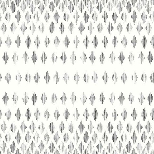 York FH4041 Simply Farmhouse Diamond Ombre Black/White - tapeta w geometryczny wzór