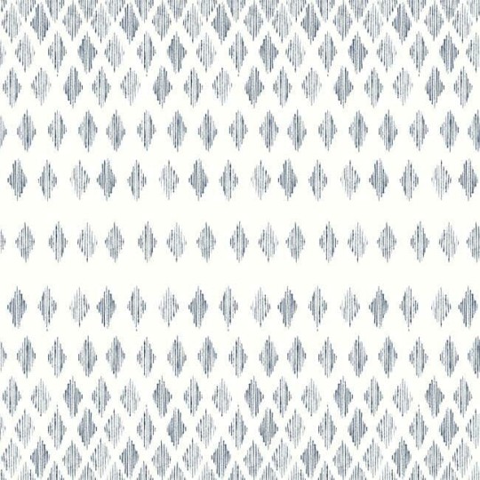 York FH4042 Simply Farmhouse Diamond Ombre Navy/White - tapeta w geometryczny wzór