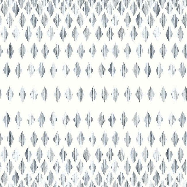 York FH4042 Simply Farmhouse Diamond Ombre Navy/White - tapeta w geometryczny wzór