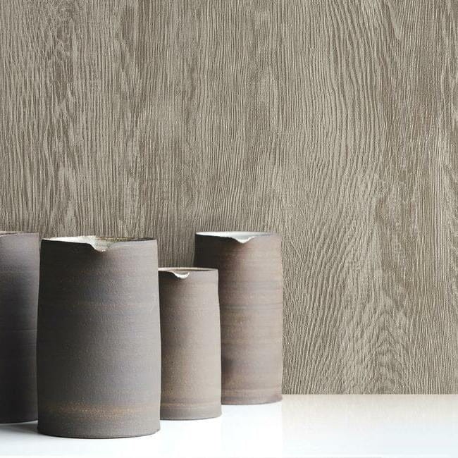 York FH4054 Simply Farmhouse Quarter Sawn Wood Brown - tapeta imitująca drewniane panele