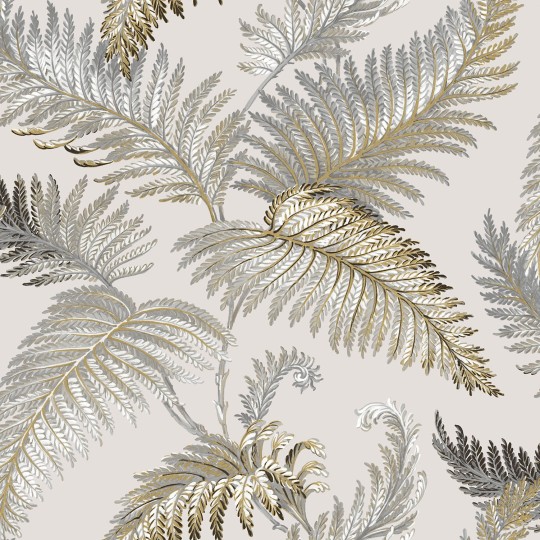 Cristiana Masi 25749 Vintage - tapeta w liście paproci