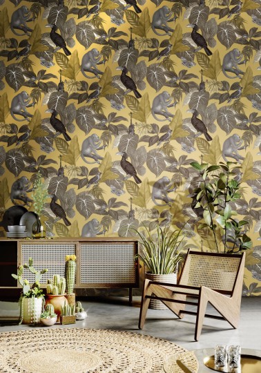 Cristiana Masi 18501 Flora - tapeta w egzotyczne rośliny i zwierzęta