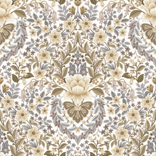 Cristiana Masi 18516 Flora - tapeta w roślinne ornamenty