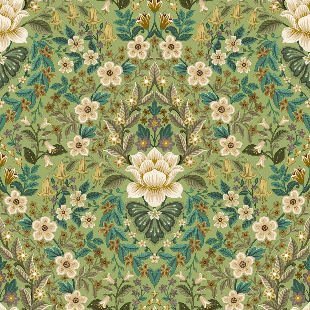Cristiana Masi 18517 Flora - tapeta w roślinne ornamenty