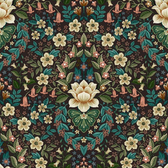 Cristiana Masi 18519 Flora - tapeta w roślinne ornamenty