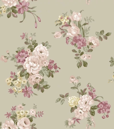 Cristiana Masi 12302 Fiori Country - tapeta w kwiaty