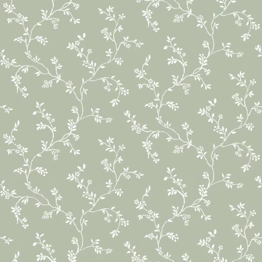 Cristiana Masi 12355 Fiori Country - tapeta w drobne gałęzie i liście