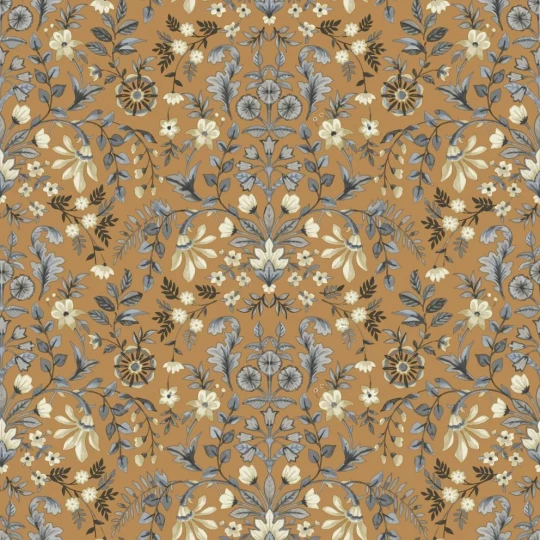 Cristiana Masi 12327 Fiori Country - tapeta w roślinne ornamenty