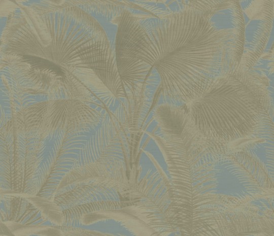 Armani Casa 9020 Precious Fibers 1 Aida - mural jedwabny w tropikalne liście