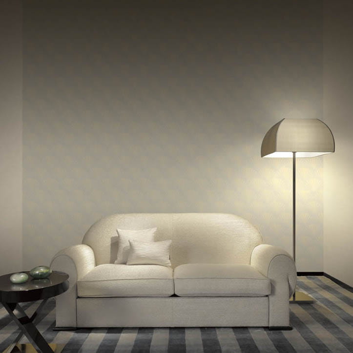 Armani Casa 9080 Precious Fibers 1 Plain Oberon - tapeta imitująca tkaninę
