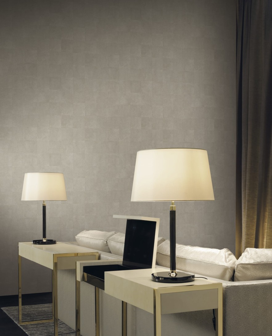 Armani Casa 9224 Refined Structures 1 Montmartre - tapeta imitująca skórę o strukturze mozaiki