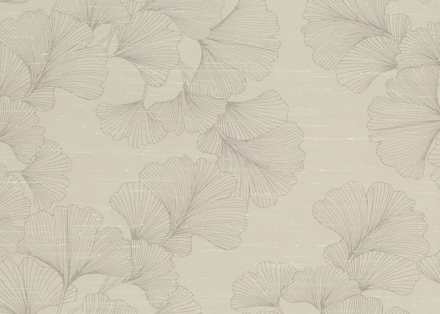 Armani Casa 9871 Refined Structures 3 Dali - tapeta w liście miłorzębu