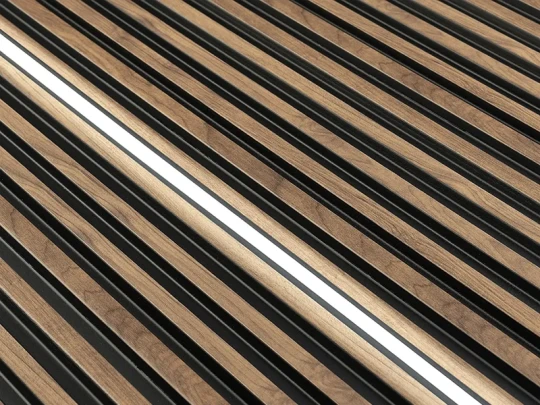 Lamele ścienne Lamelio Asti Dąb Craft z lampą LED