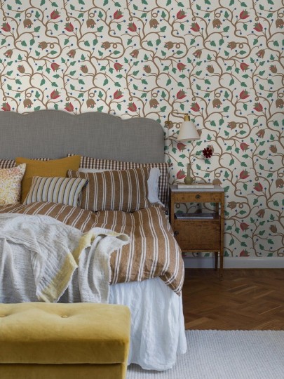 Boras Tapeter 9642W Wiener Werkstatte Mekka Multi - mural roślinny