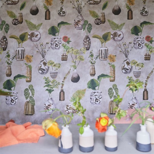 Designers Guild PDG1204/02 Pottery Studio Kawana Terracotta - mural w wazony