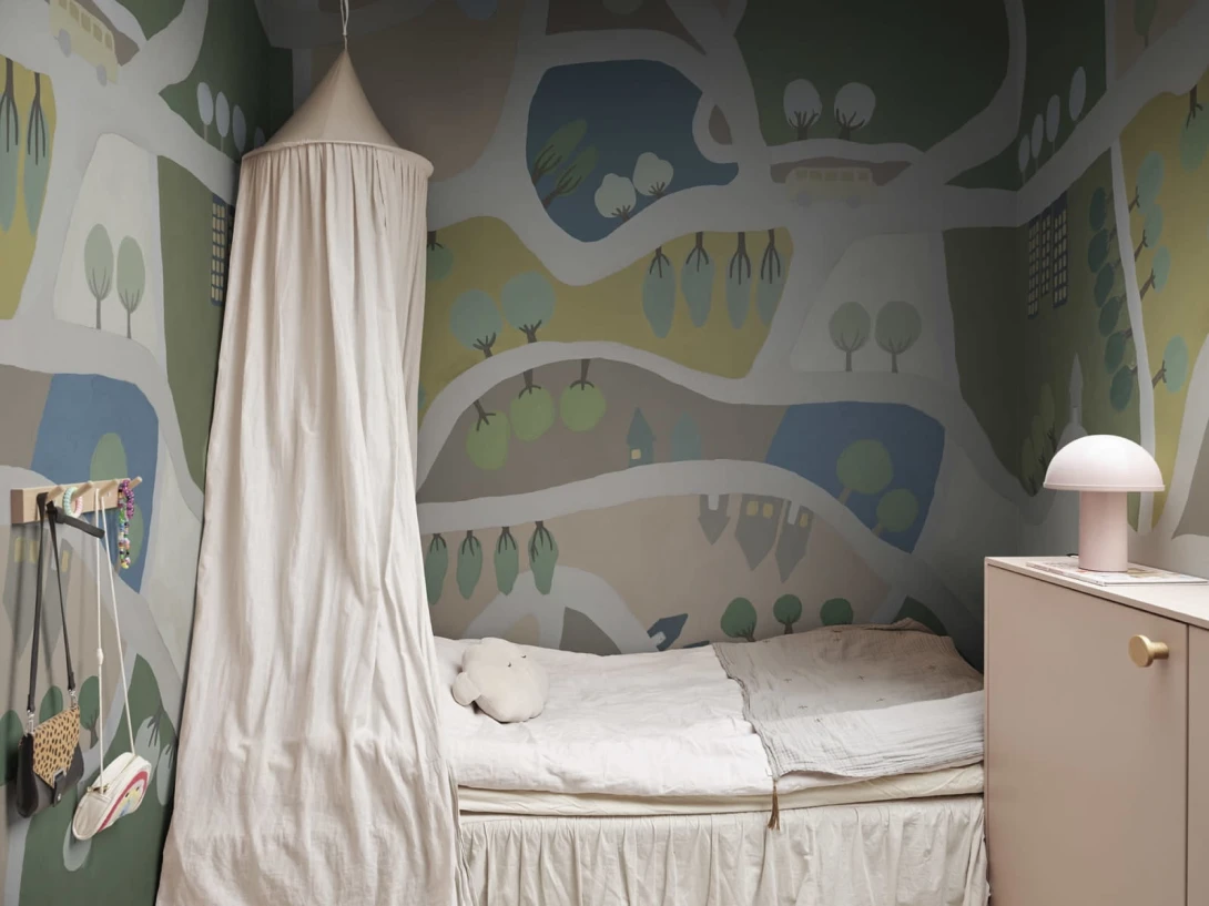 Rebel Walls R20005 Family Fun Road Trip Pastel - mural dziecięcy w krajobraz