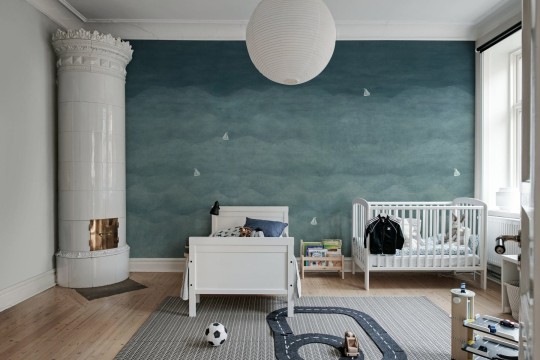 Rebel Walls R20601 Family Fun Sail Away Boats - mural dziecięcy w motyw morski