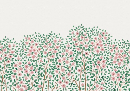 Rebel Walls R19971 Family Fun Blossom Tree Pink - mural dziecięcy w drzewa