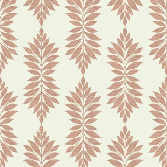 York CV4426 Water's Edge Resource Library Broadsands Botanica Coral/Sand - tapeta w liście