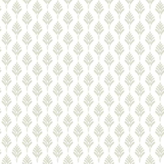 York CV4458 Water's Edge Resource Library French Scallop Sand - tapeta w stylizowane liście