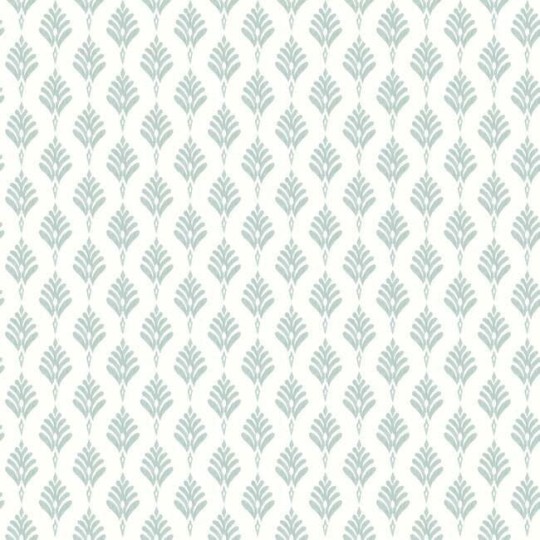 York CV4460 Water's Edge Resource Library French Scallop Vertigris - tapeta w stylizowane liście