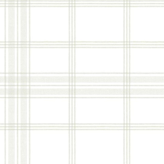 York CV4466 Water's Edge Resource Library Charter Plaid Sand - tapeta w kratkę