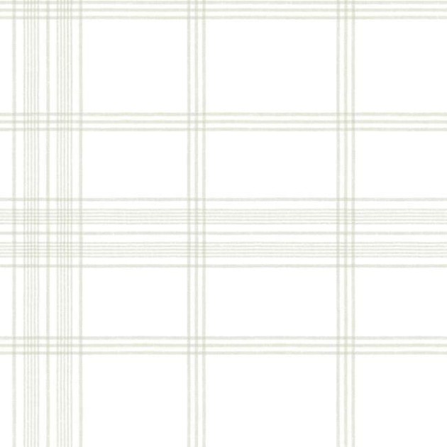 York CV4466 Water's Edge Resource Library Charter Plaid Sand - tapeta w kratkę