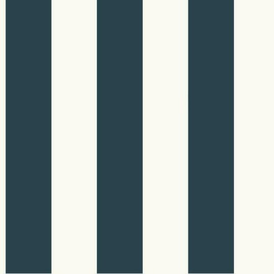 York SA9174 Water's Edge Resource Library Awning Stripe Navy - tapeta w paski
