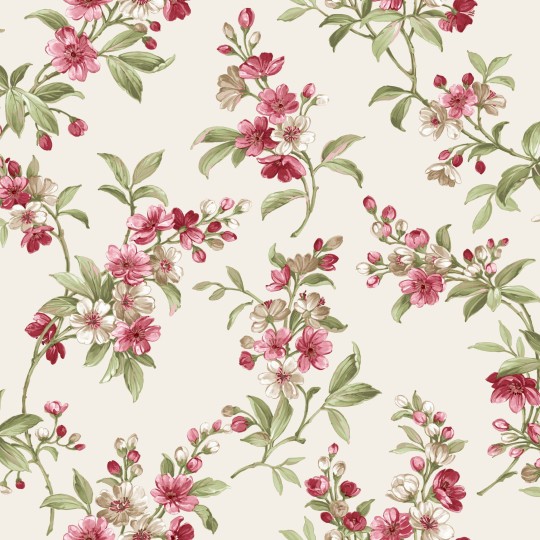 Cristiana Masi 84005 Blooming Garden II - tapeta w kwiaty i liście