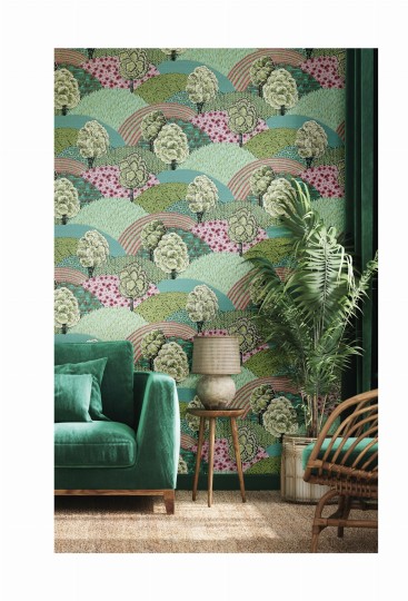 Cristiana Masi 84025 Blooming Garden II - tapeta w roślinny motyw