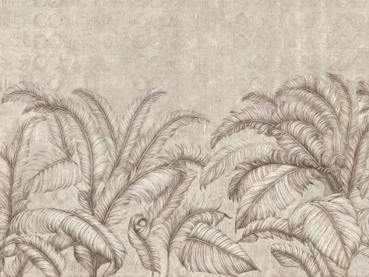 Wallcraft 945 31 2402 2024 Stella - mural w liście palm