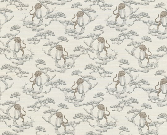 Armani Casa 9340 Graphic Elements 1 Sumatra - tapeta o wzorze japońskich drzew i tygrysów