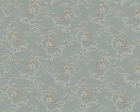 Armani Casa 9342 Graphic Elements 1 Sumatra - tapeta o wzorze japońskich drzew i tygrysów