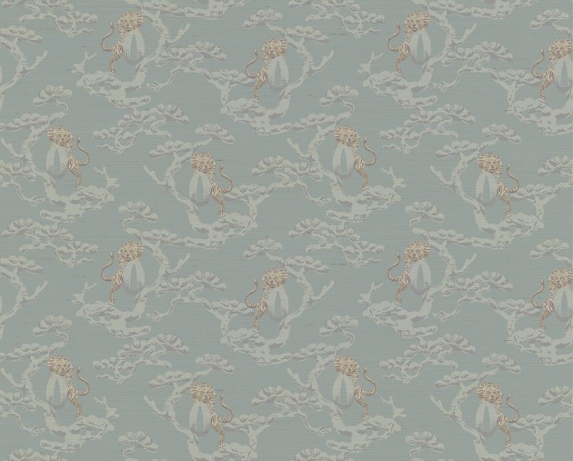 Armani Casa 9342 Graphic Elements 1 Sumatra - tapeta o wzorze japońskich drzew i tygrysów
