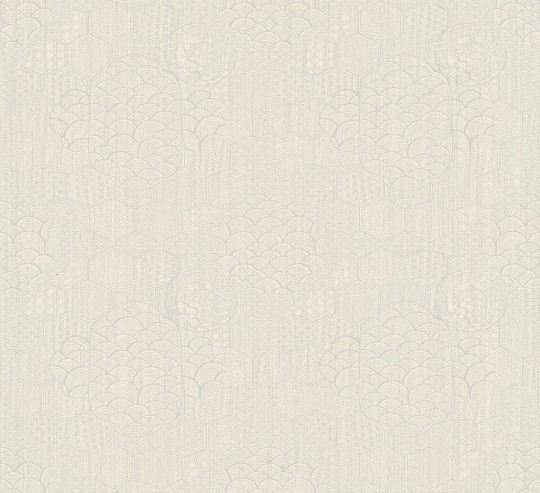 Armani Casa 9320 Graphic Elements 1 Towada Fil - tapeta w subtelne heksagony