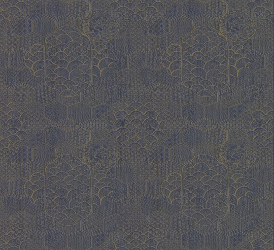 Armani Casa 9323 Graphic Elements 1 Towada Fil - tapeta w subtelne heksagony