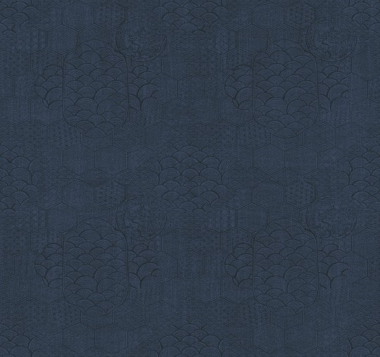 Armani Casa 9326 Graphic Elements 1 Towada - tapeta w subtelne heksagony z metalicznym efektem