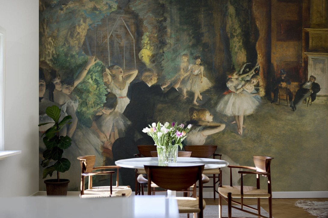Rebel Walls R20549 First Rebels The Rehearsal of the Ballet Onstage by Degas - mural w baletnice Edgara Degasa
