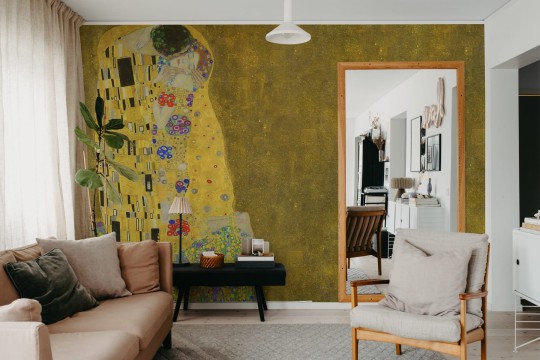 Rebel Walls R20548 First Rebels The Kiss Repeatable - mural w obraz Pocałunek Klimta