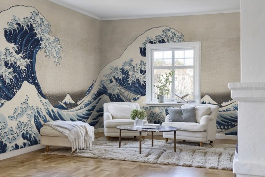 Rebel Walls R20529 First Rebels Under the Wave off Kanagawa Repeatable - mural w obraz Wielka Fala w Kanagawie