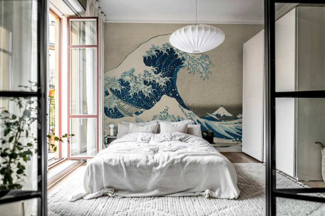 Rebel Walls R20529 First Rebels Under the Wave off Kanagawa Repeatable - mural w obraz Wielka Fala w Kanagawie